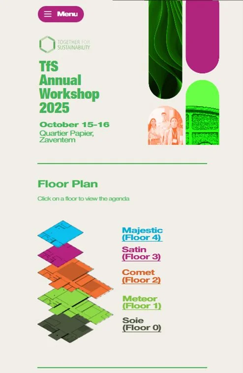 TfS Initiative — Event App for a Workshop Day - Savvy Congress