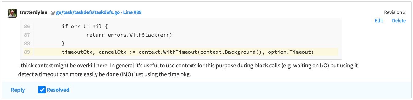 Improving on the GitHub code review comment experience | Bit Complete