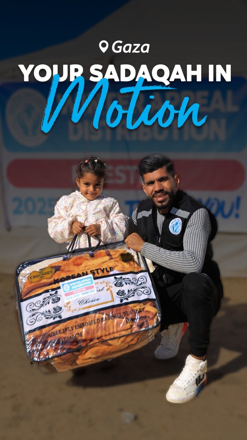 Blankets Providing Critical Winter Protection in Gaza | Updated on 14th Jan