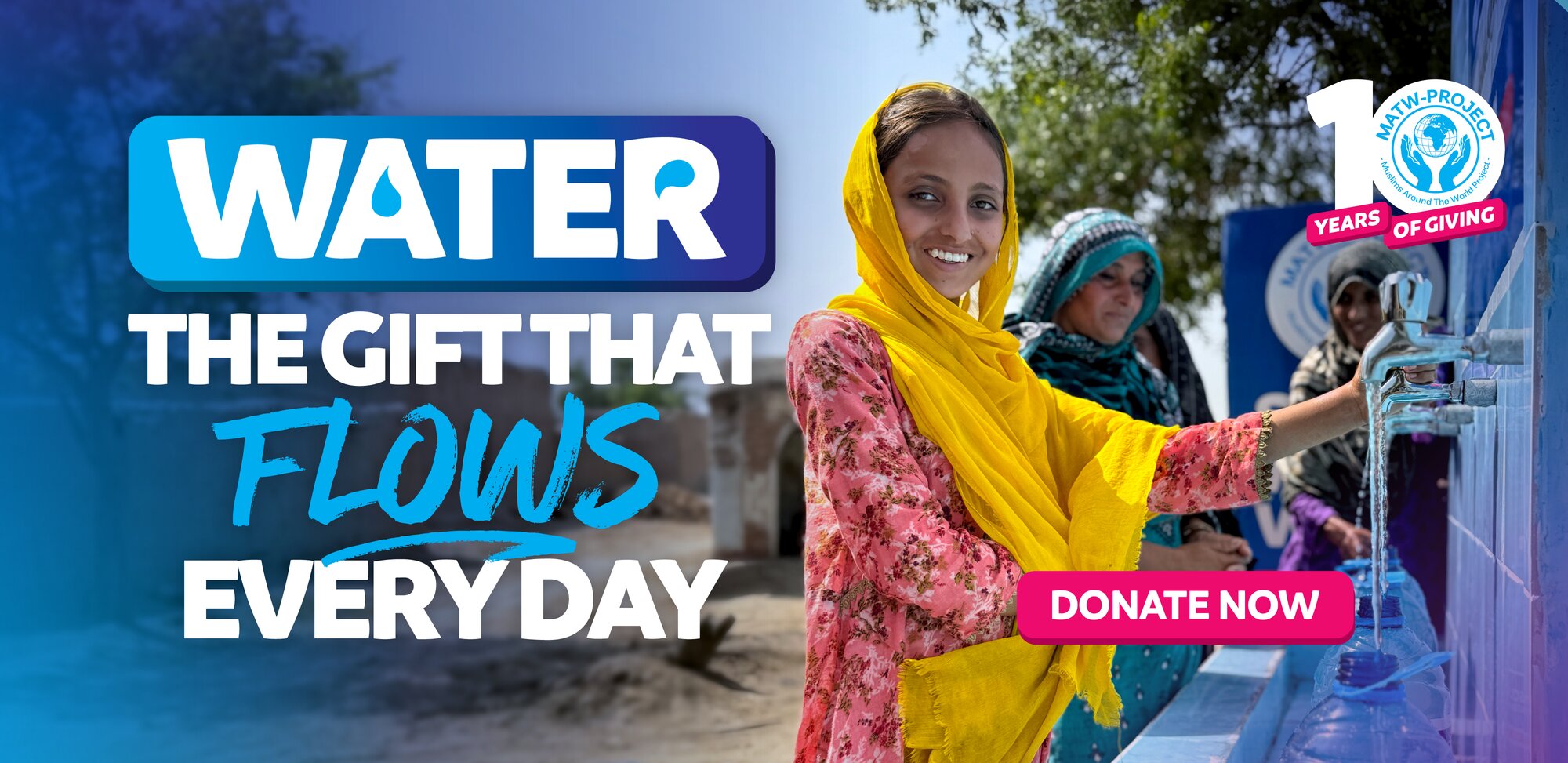 Muslim Charity | Islamic Charity | 100% Donation Policy | MATW Project