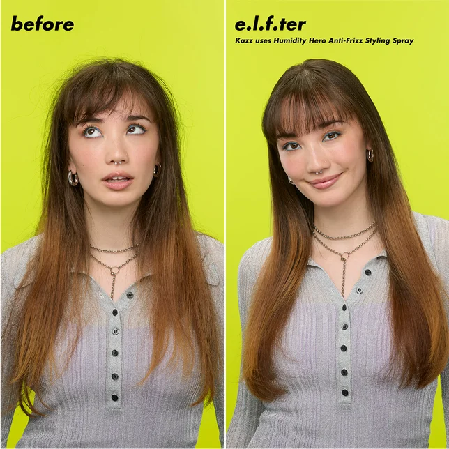 Humidity Hero Anti-Frizz Styling Spray | e.l.f. Haircare | e.l.f. Cosmetics