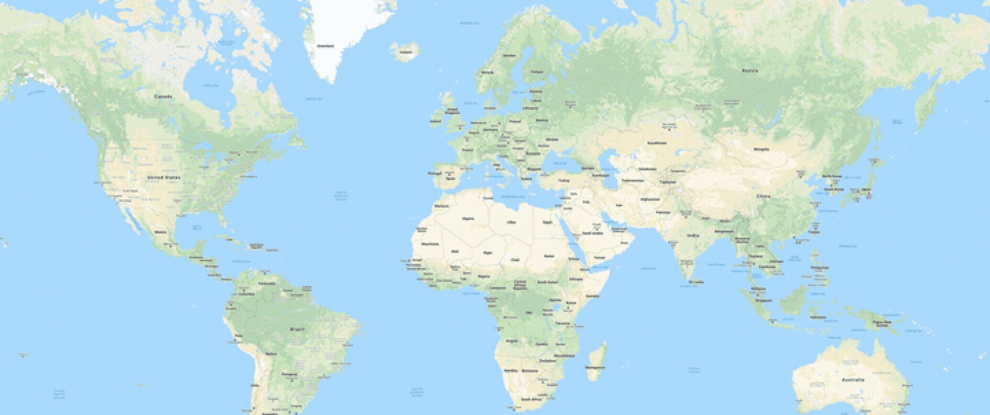 World map highlighting global manufacturing export markets and partnerships