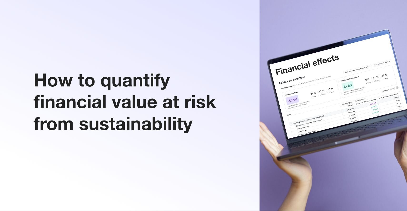 Four steps to quantify financial value at risk from sustainability ...