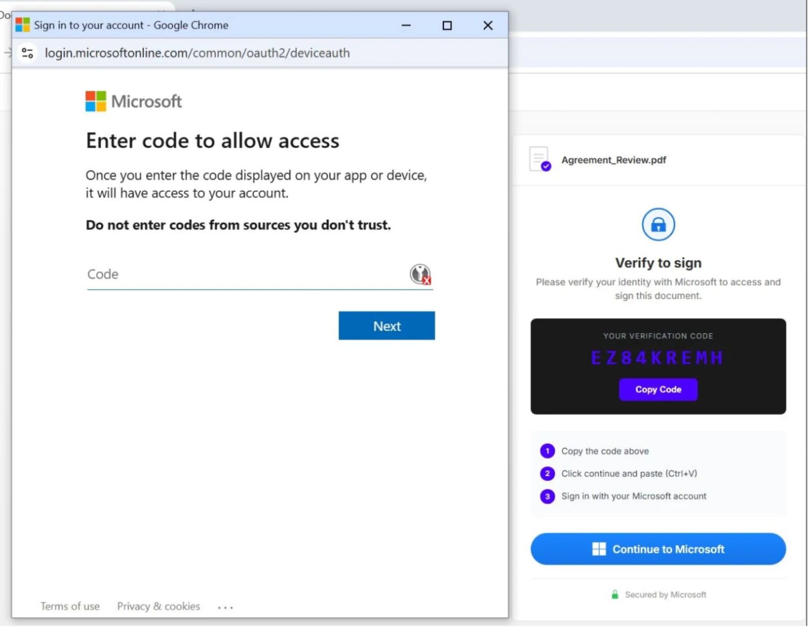 We Need to Talk About Device Code Phishing | Huntress