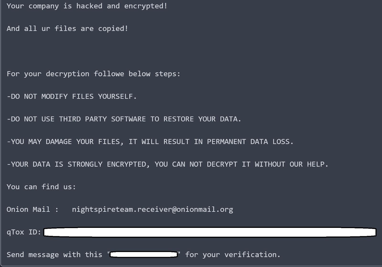 Decoding NightSpire: Ransomware IOCs Aren’t Set in Stone - Cybernoz