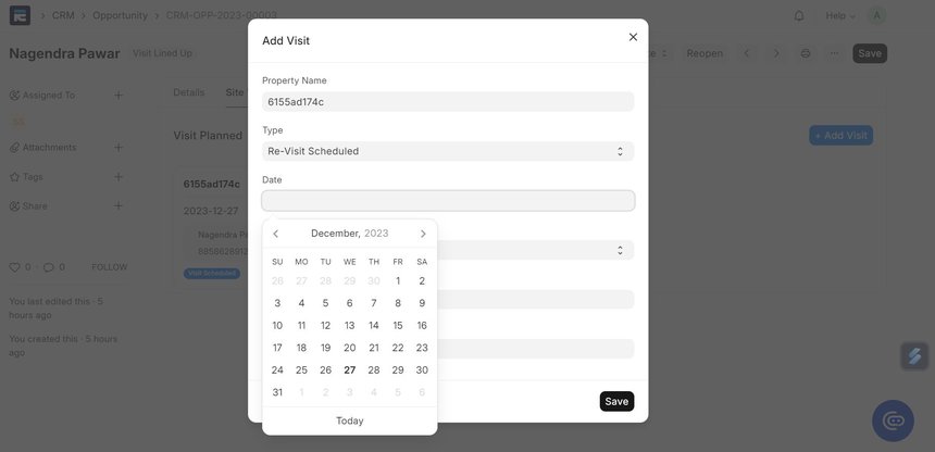 Visit reports