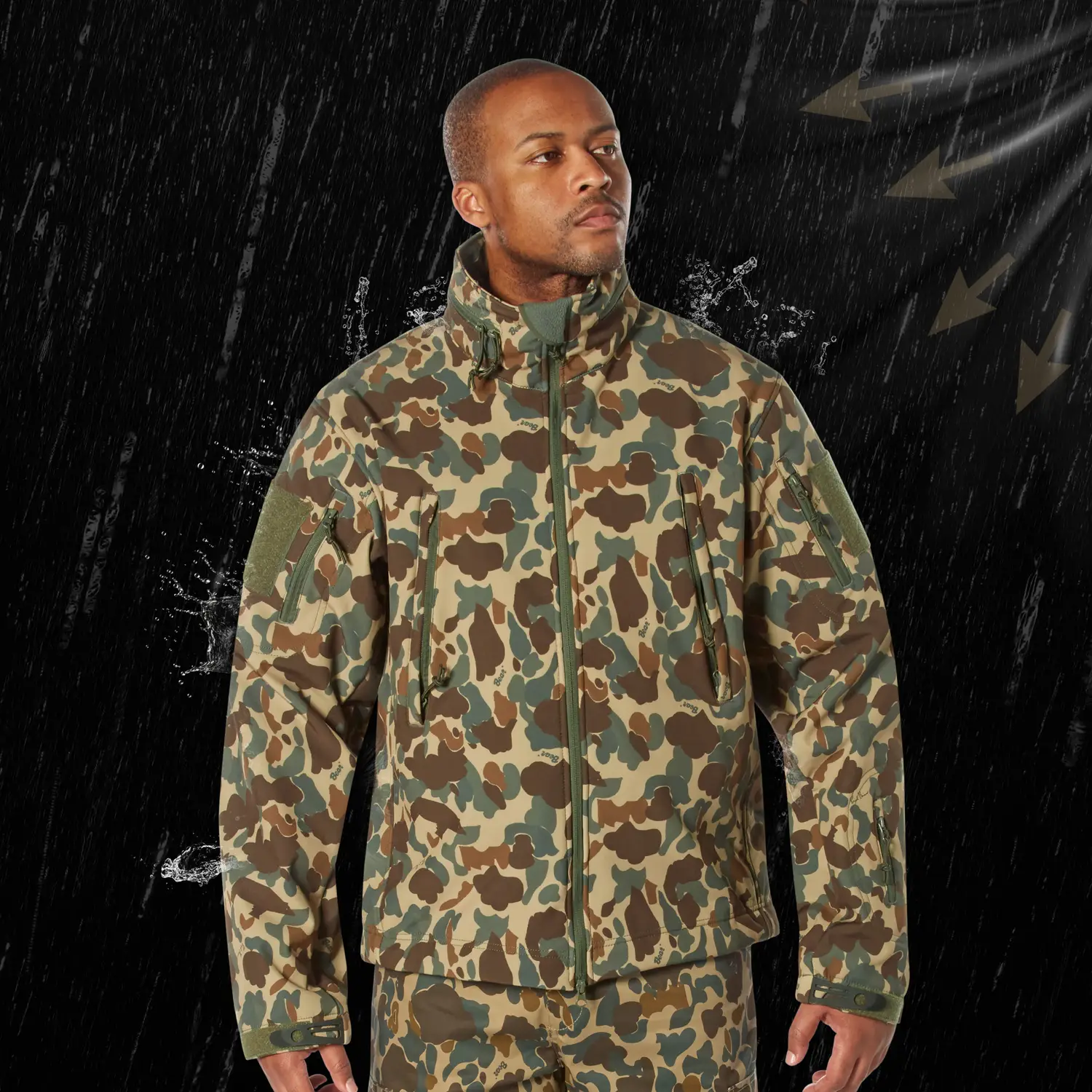 Rothco X Bear Archery Fred Bear Camo Special Ops Soft Shell Jacket