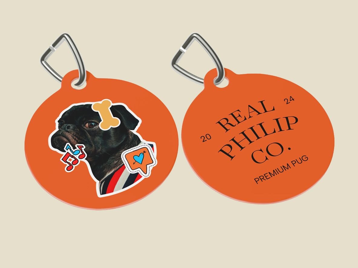 Create custom dog tags for your pets or selling online