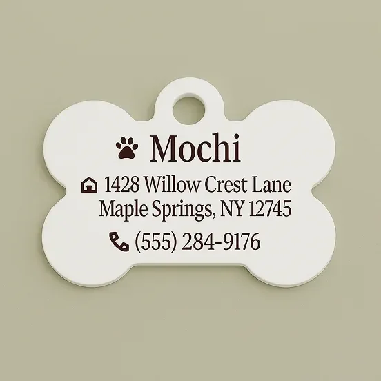 Create custom dog tags for your pets or selling online