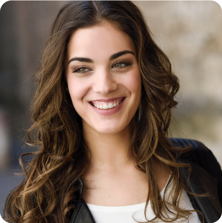 Woman planning her day confidently