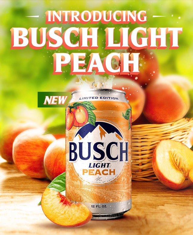 BUSCH LIGHT Busch Peach
