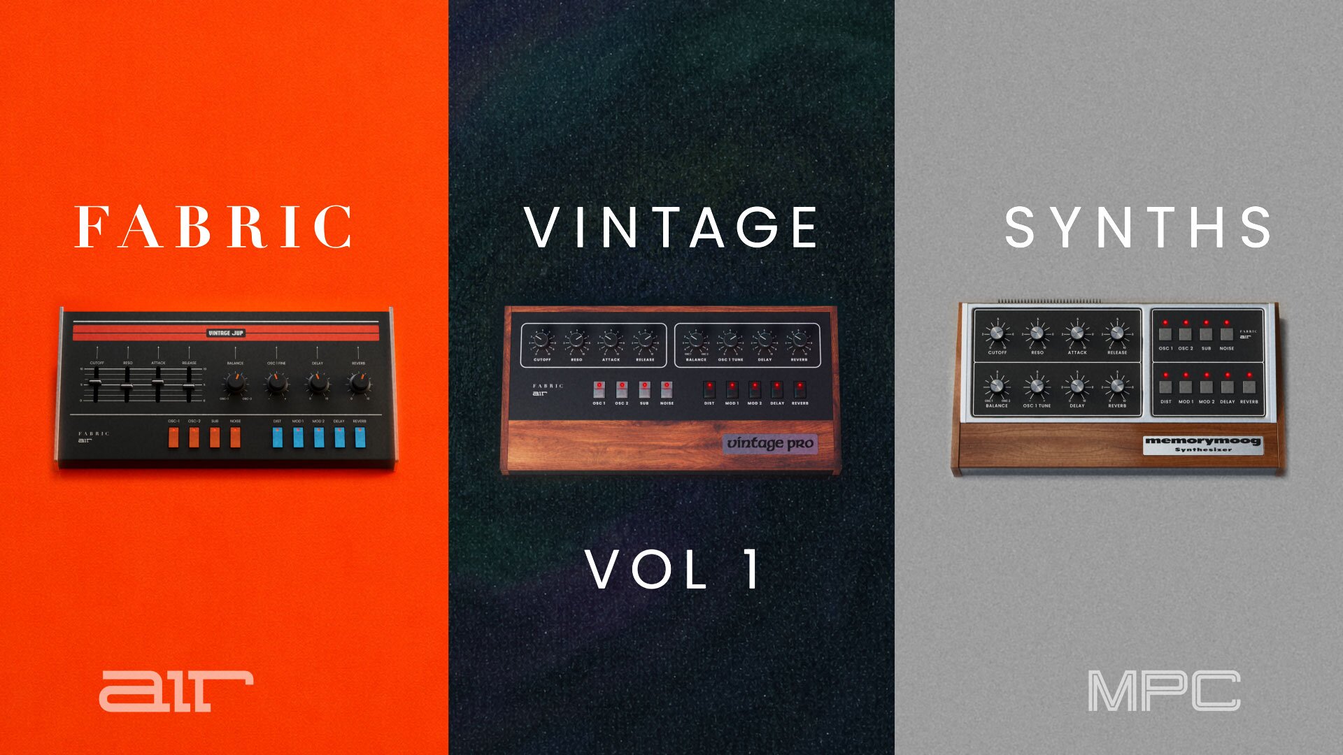 Fabric Vintage Synths Vol. 1 Analog Synth Collection for MPC & DAWs ...