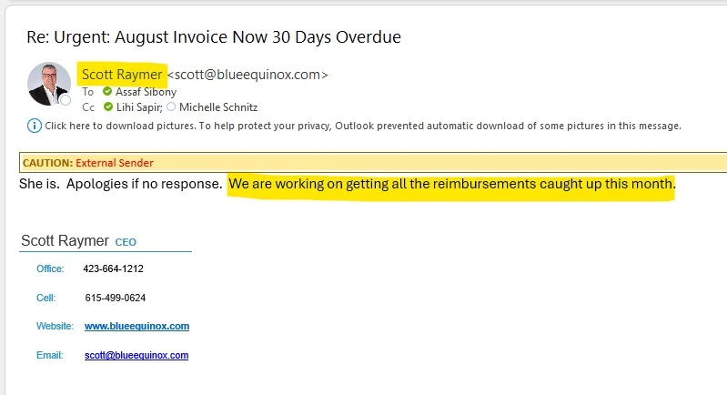 Scott Raymer, Blue Equinox, Get IT Sense Partnership Documentation