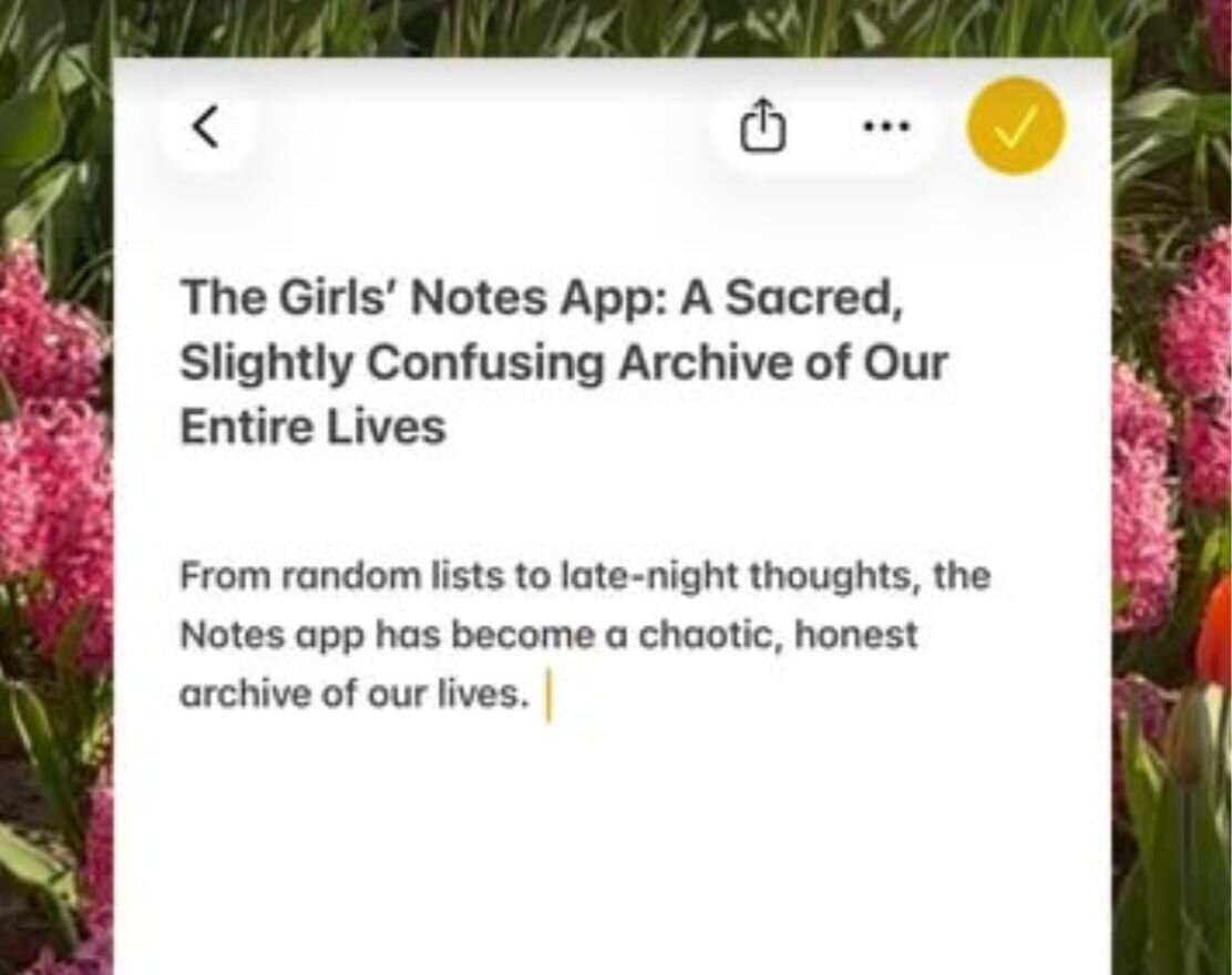 The Girls’ Notes App: Why It’s Our Chaotic Digital Brain Dump ...