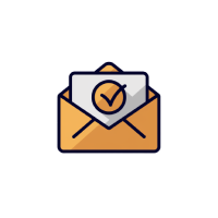 Email envelope icon for watching inbox