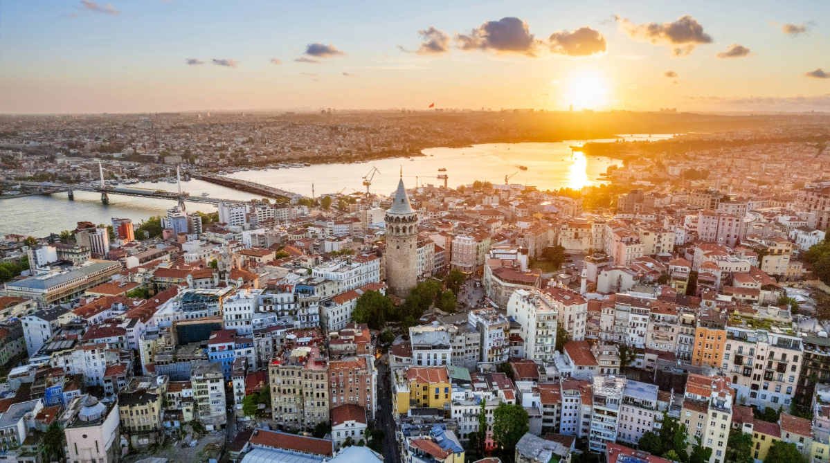 Flyfoto av Istanbul