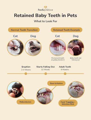 What is Retained Deciduous Teeth in Dogs and Cats? | Pawlicy Advisor