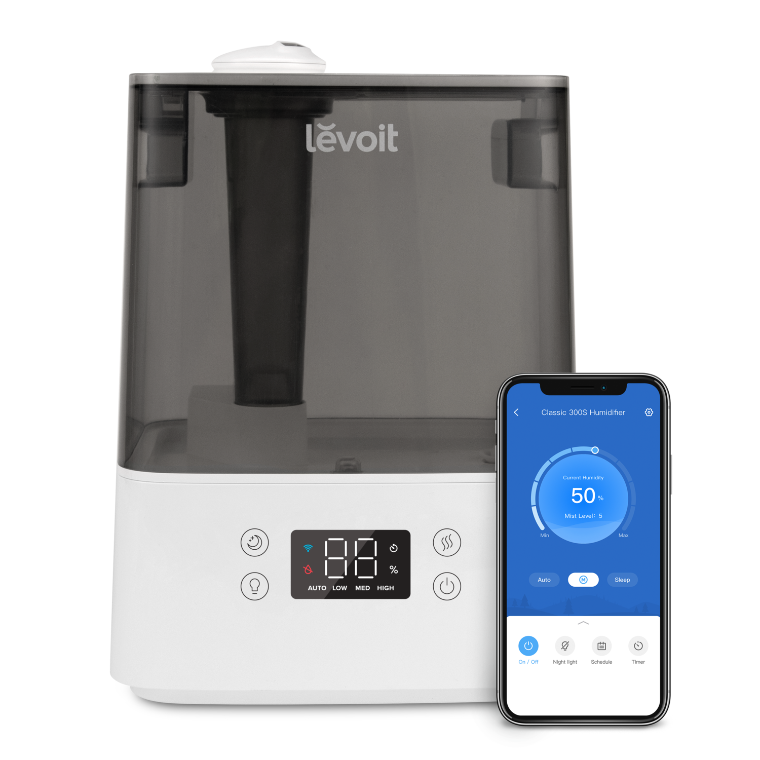 levoit air purifier humidifier