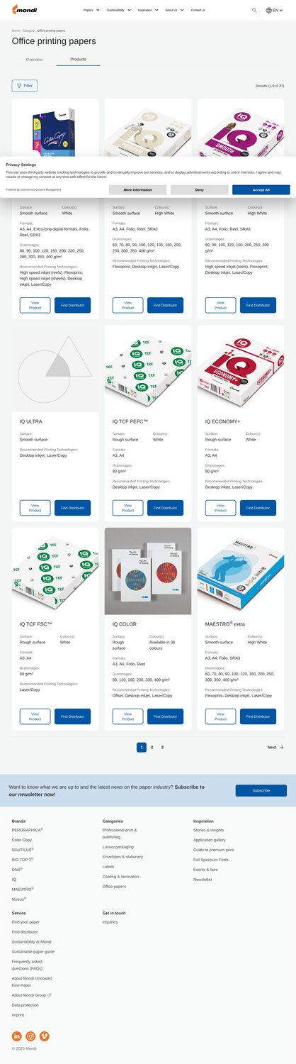 Office printing paper | mymondi.net