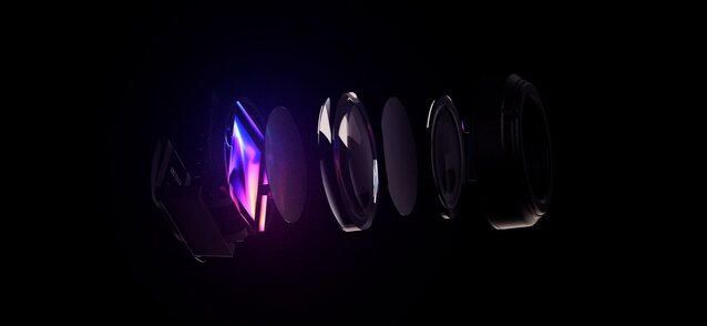 The new architecture improves optical stack efficiency from displays ...