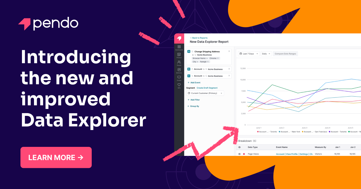 Introducing the new and improved Data Explorer | Pendo Blog | Pendo.io