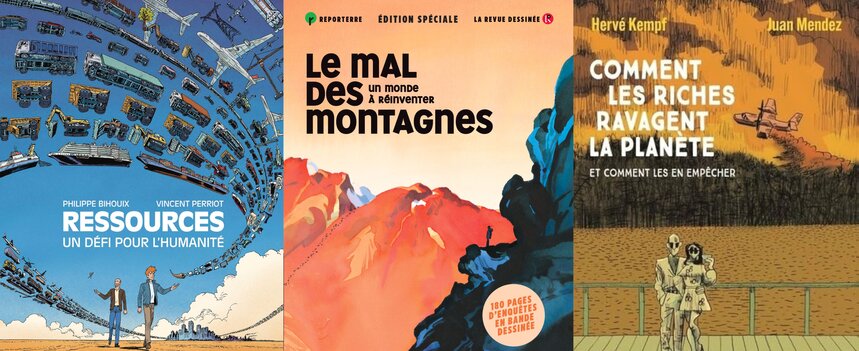 Les romans graphiques à offrir à mon oncle climatosceptique, pour lui...