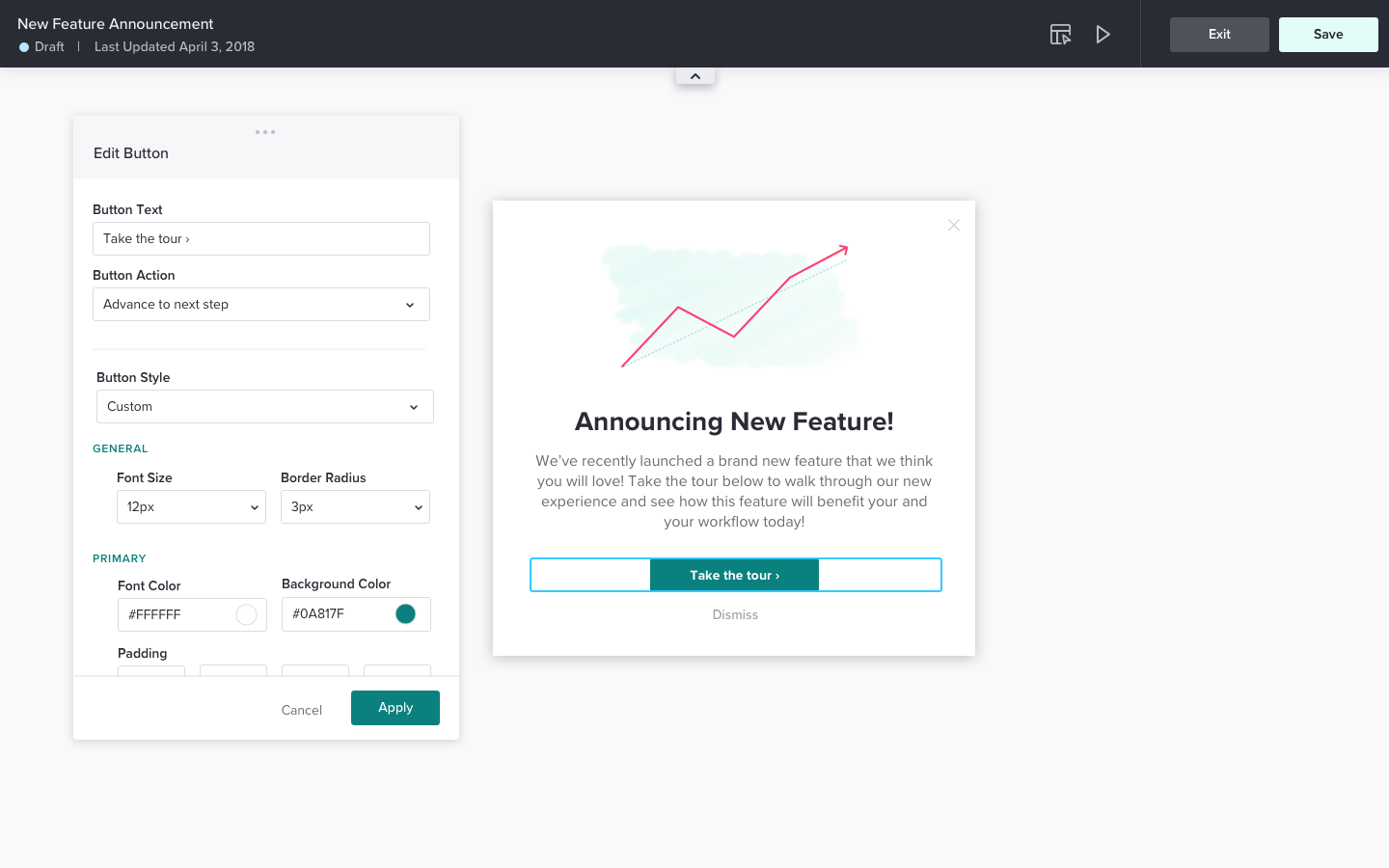 Beta Launch: New Visual Design Studio - Pendo Blog | Pendo.io