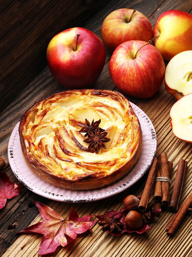 air fryer toaster oven apple tart