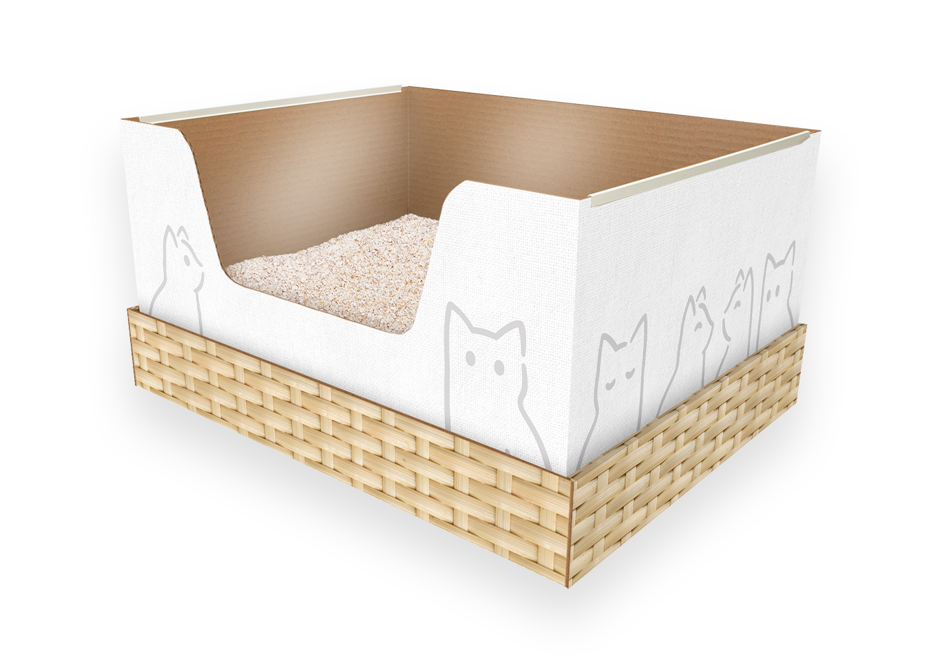 Disposable Cat Litter Boxes Kitty Litter Subscription Kitty Poo Club