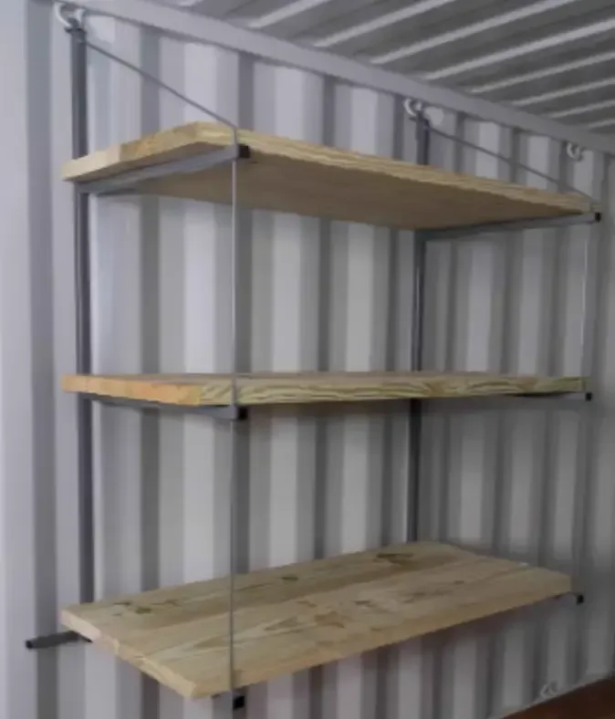 Shipping Container Hang-On Shelving Racks for Sale | Boxhub