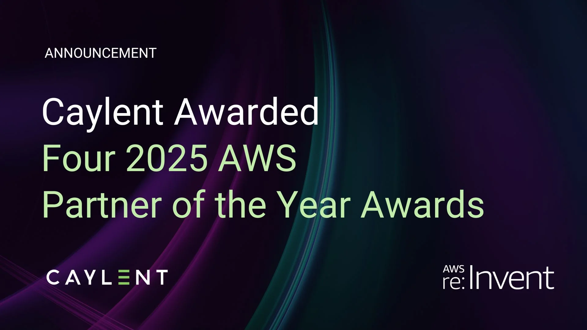 Caylent Awarded Four 2025 AWS Partner of the Year Awards | Caylent