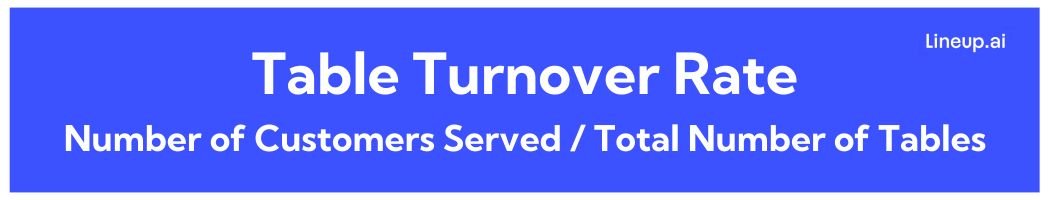 How to Calculate and Improve Table Turnover Rate in a Restaurant