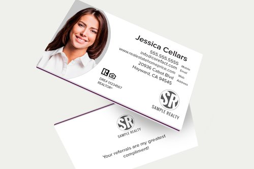 Luxe Triple Paste Real Estate Business Cards | Corefact | Corefact