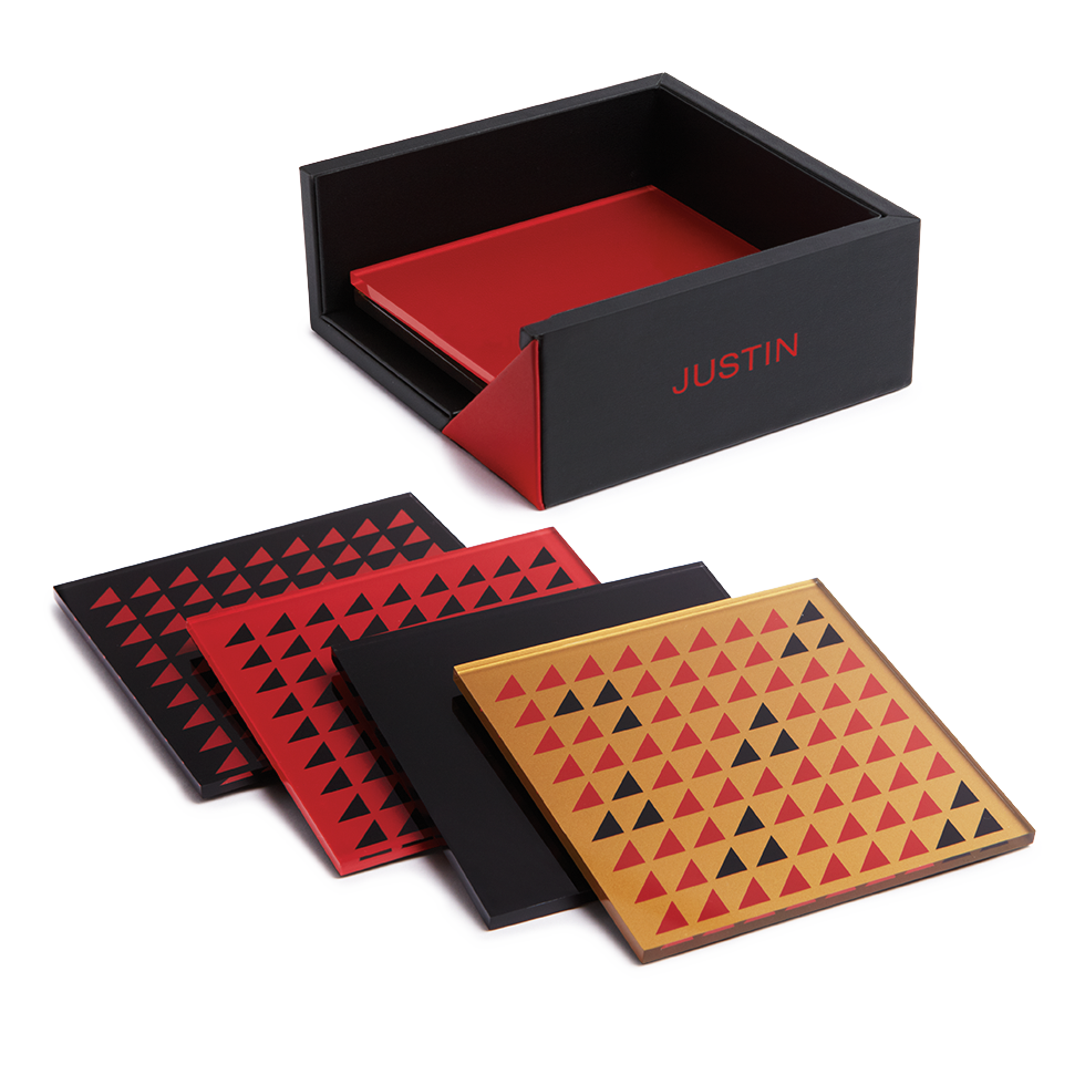 JUSTIN Coaster Set | JUSTIN Winery