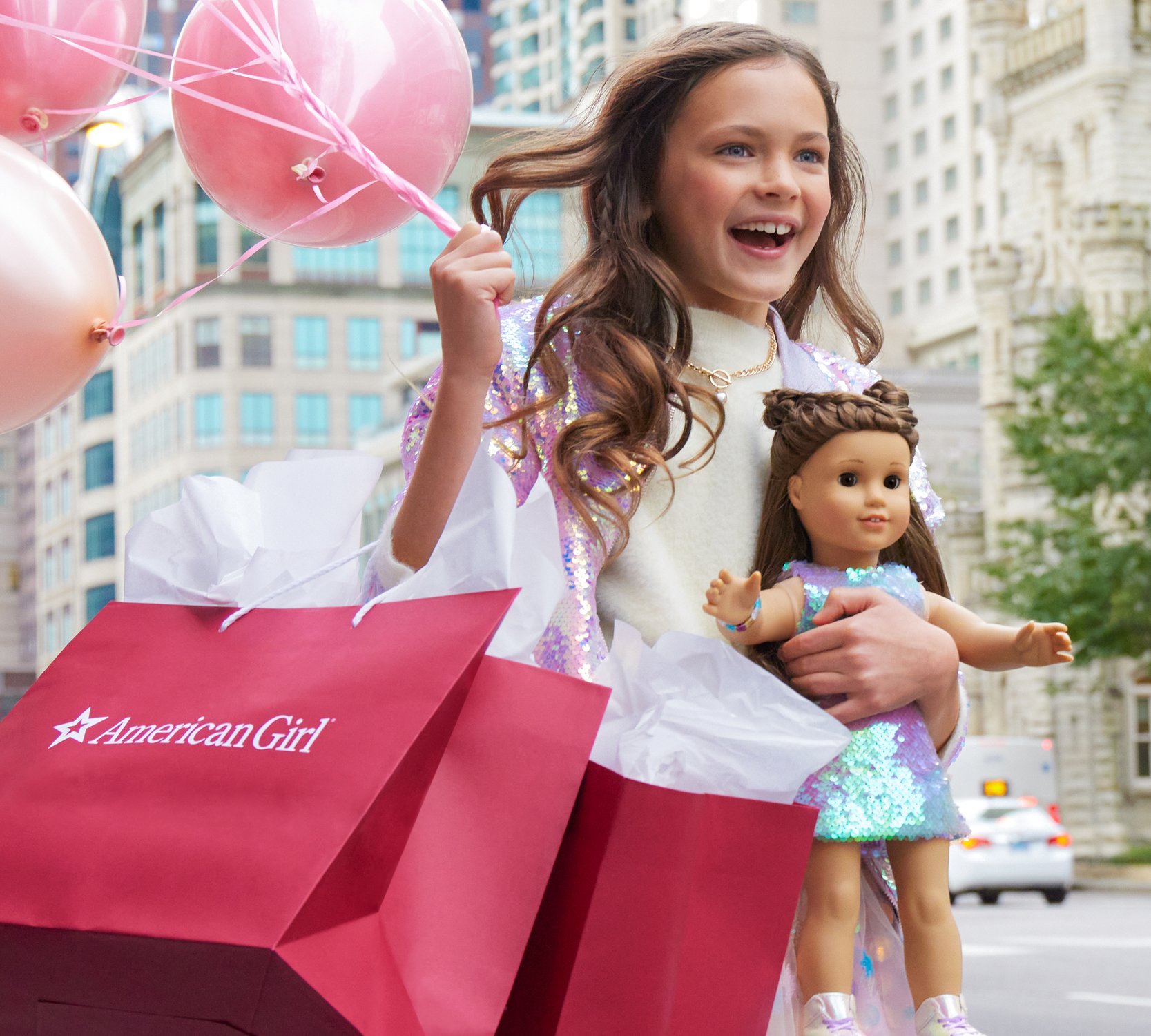 Haut American Girl New York - Taille M 7/8 Ans - Pour Fille - Occasion Très Bon état