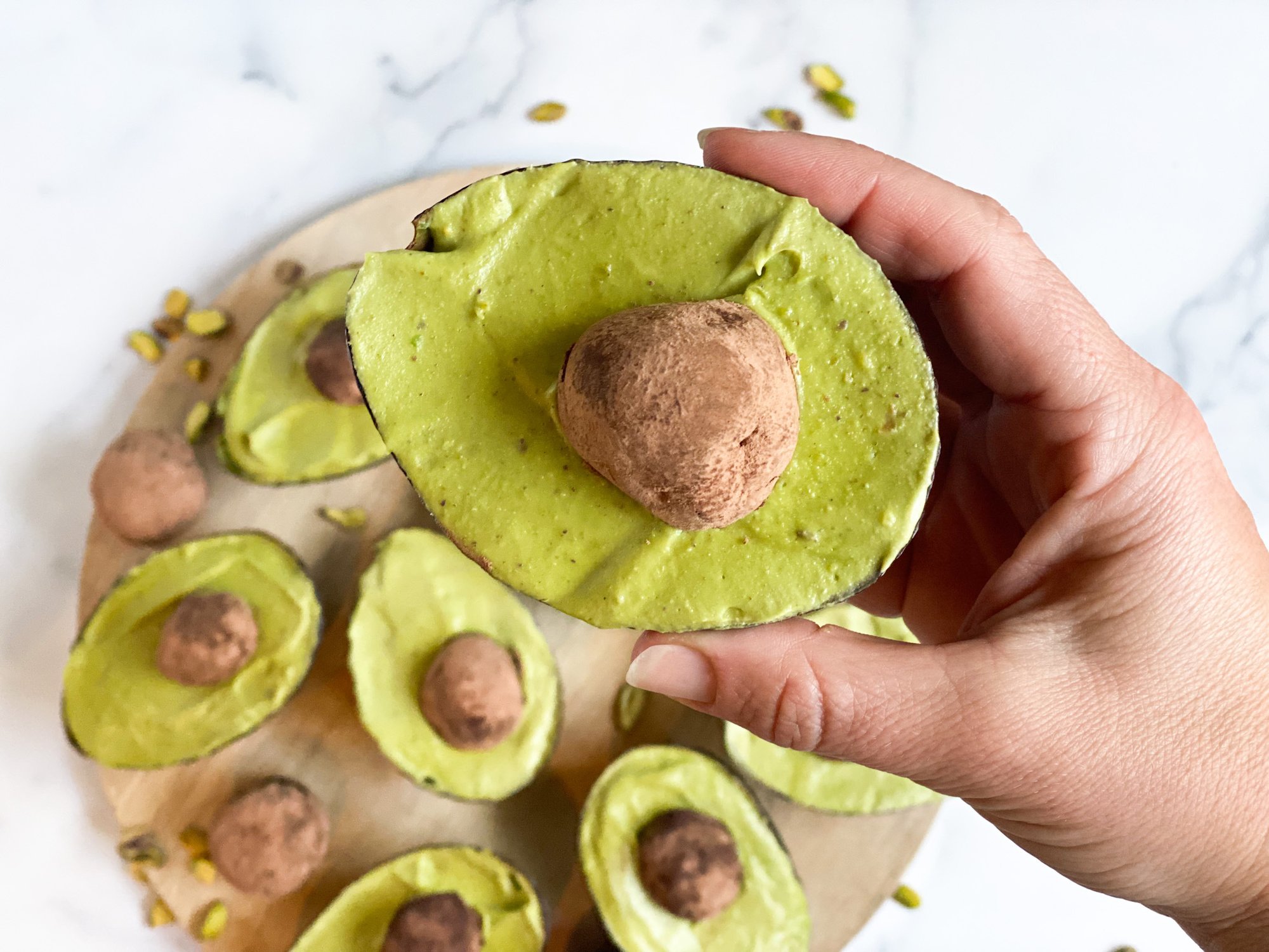 Vanilla Bean Avocado Ice Cream (DairyFree + SugarFree)