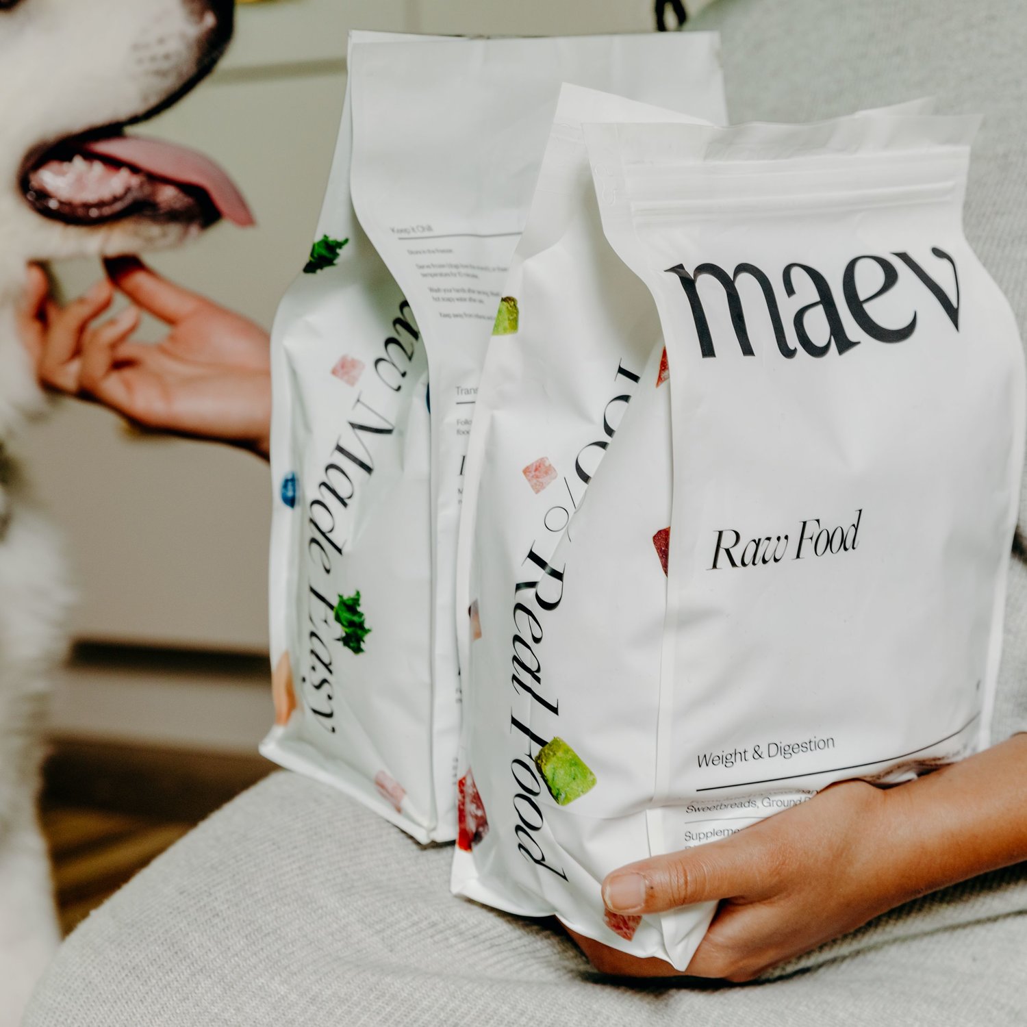 Maev Raw dog food made easy.