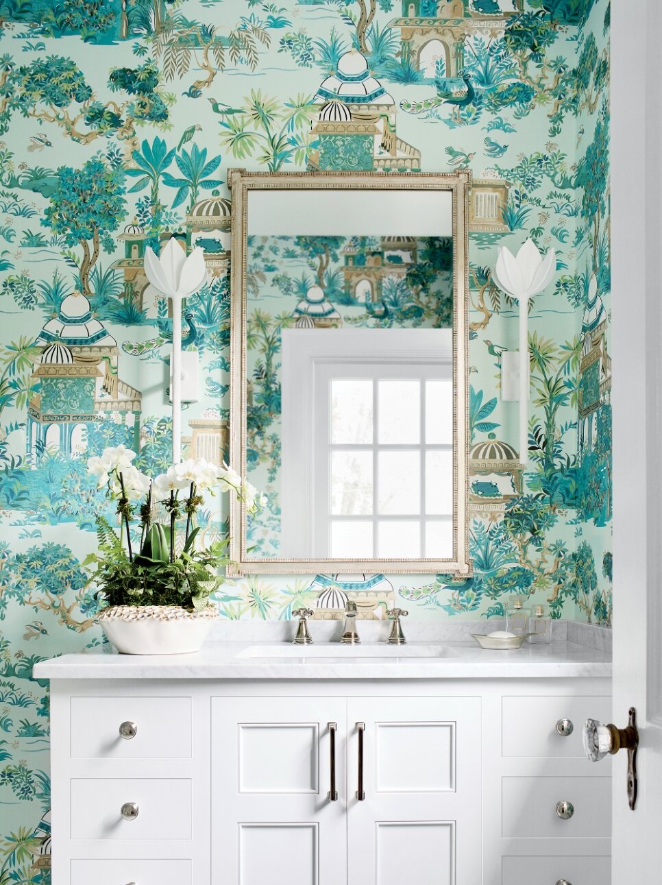 ATHENA Fabrics (W8732) – Pearl | Thibaut