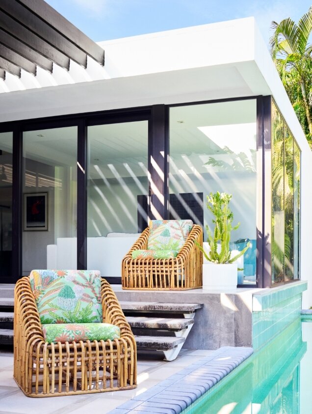 アフガニスタン　刺繍　インド　ロンハーマン　Tylie Malibu IGGY PRINT Fabrics (F81673) – Poolside | Thibaut