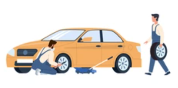Automobile servicing image