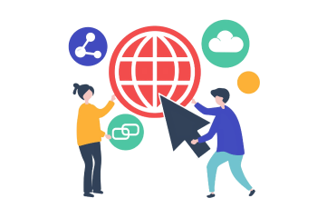 Domain Registration Illustration