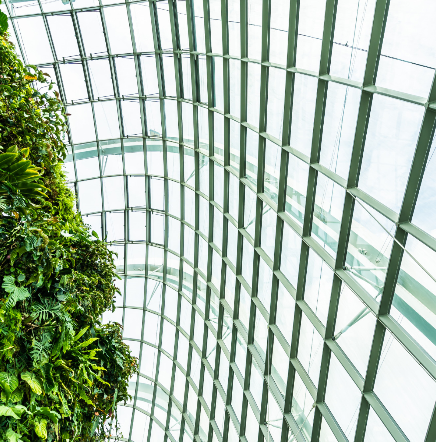 Energy efficient building illustration