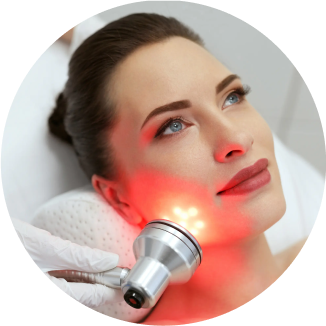 LED therapy illustration