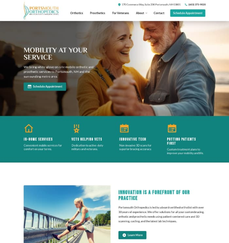 Custom website example 2