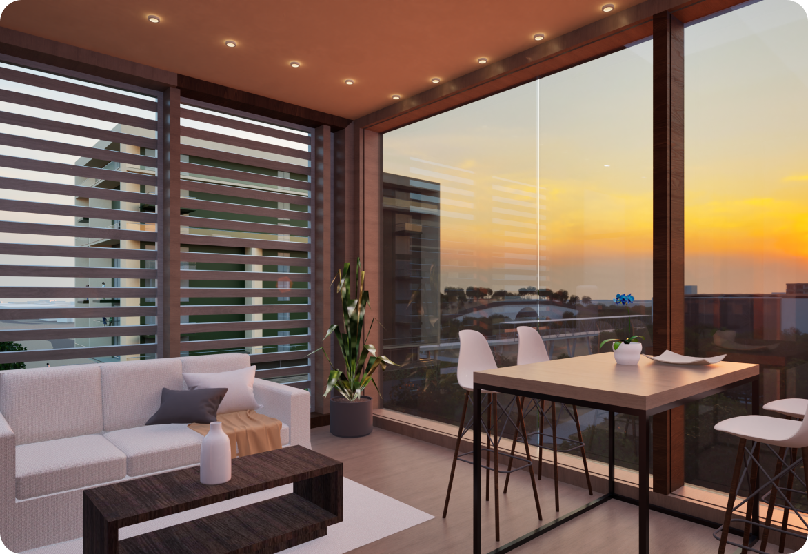 Living I Exterior View