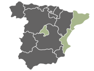 Mapa de España con oportunidades de inversión inmobiliaria
