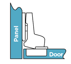 Frameless Inset Hinge Detail