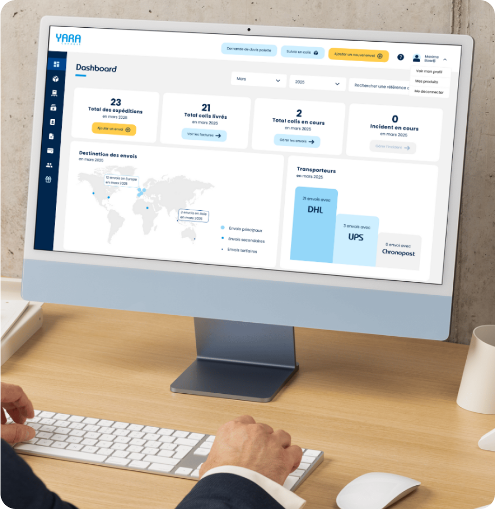 Interface de gestion des contrats