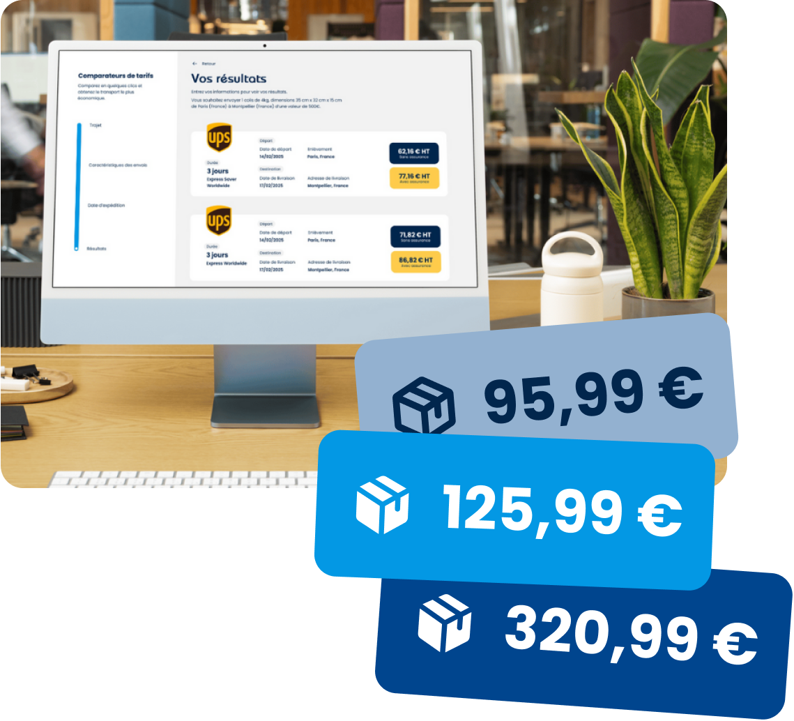 Comparaison des tarifs